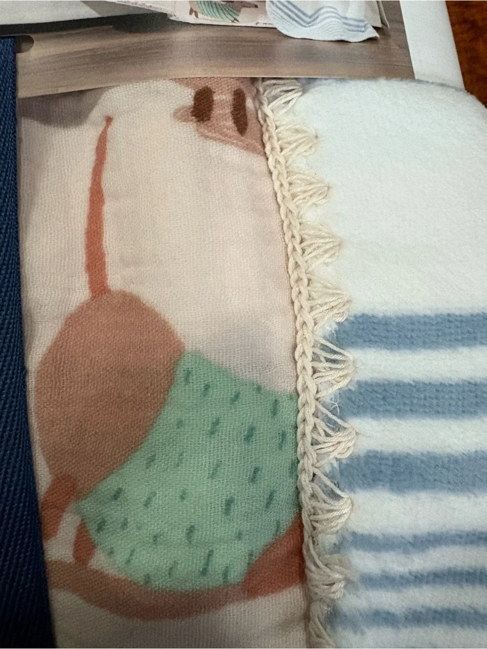 NWT wiener dog throw